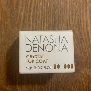 Natasha Denon Crystal Top Coat -- grey-brown